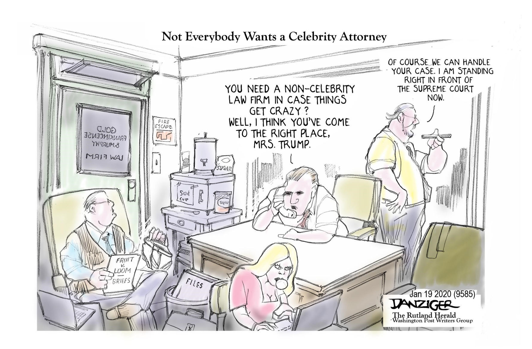 Jeff Danziger cartoon